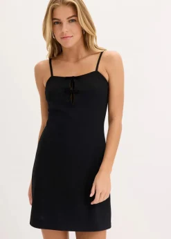 Minikleid mit Samtschleifen