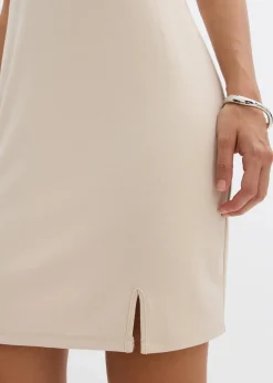 Minikleid mit Schlitz