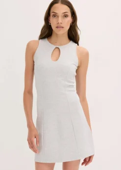 Minikleid mit Schmuck-Knopf