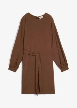 Minikleid mit Struktur aus Viskose-Mix