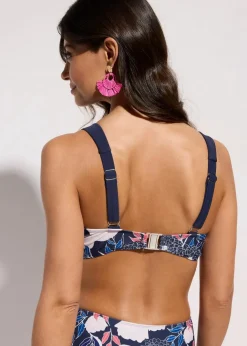 Minimizer-Bikinioberteil mit gepolsterten Trägern