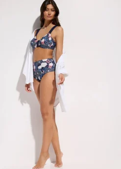 Minimizer-Bikinioberteil mit gepolsterten Trägern