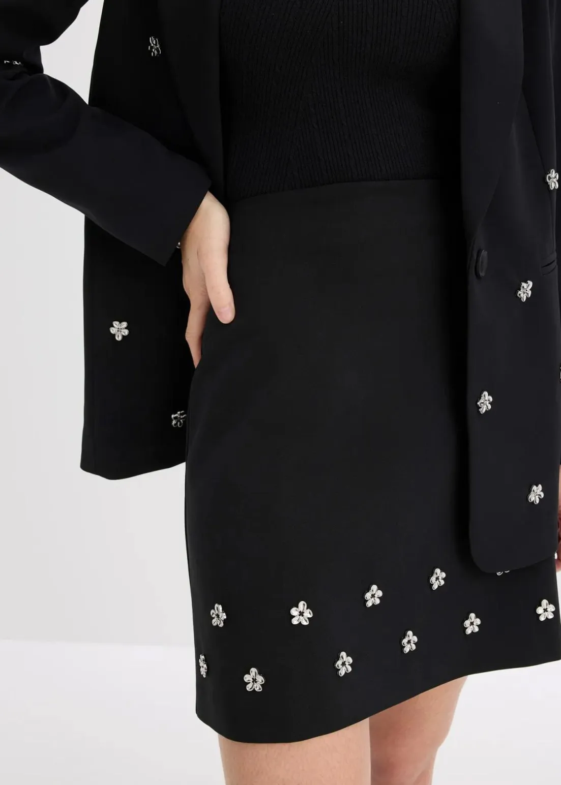 Minirock aus Baumwolle