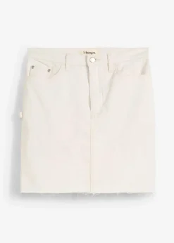 Minirock aus elastischem Baumwoll-Mix