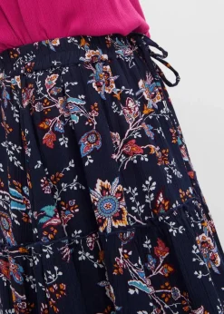 Minirock aus fließender Viskose