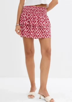 Minirock aus fließender Viskose