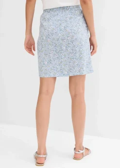 Minirock aus fließender Viskose