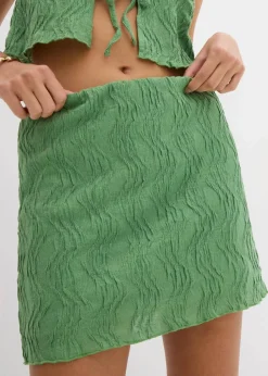 Minirock in Struktur Optik