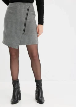 Minirock in Wickeloptik