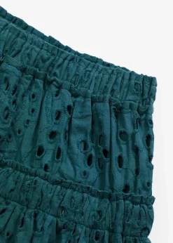 Minirock mit Lochstickerei