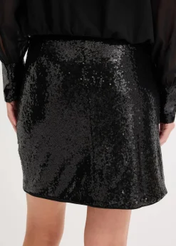 Minirock mit Pailletten