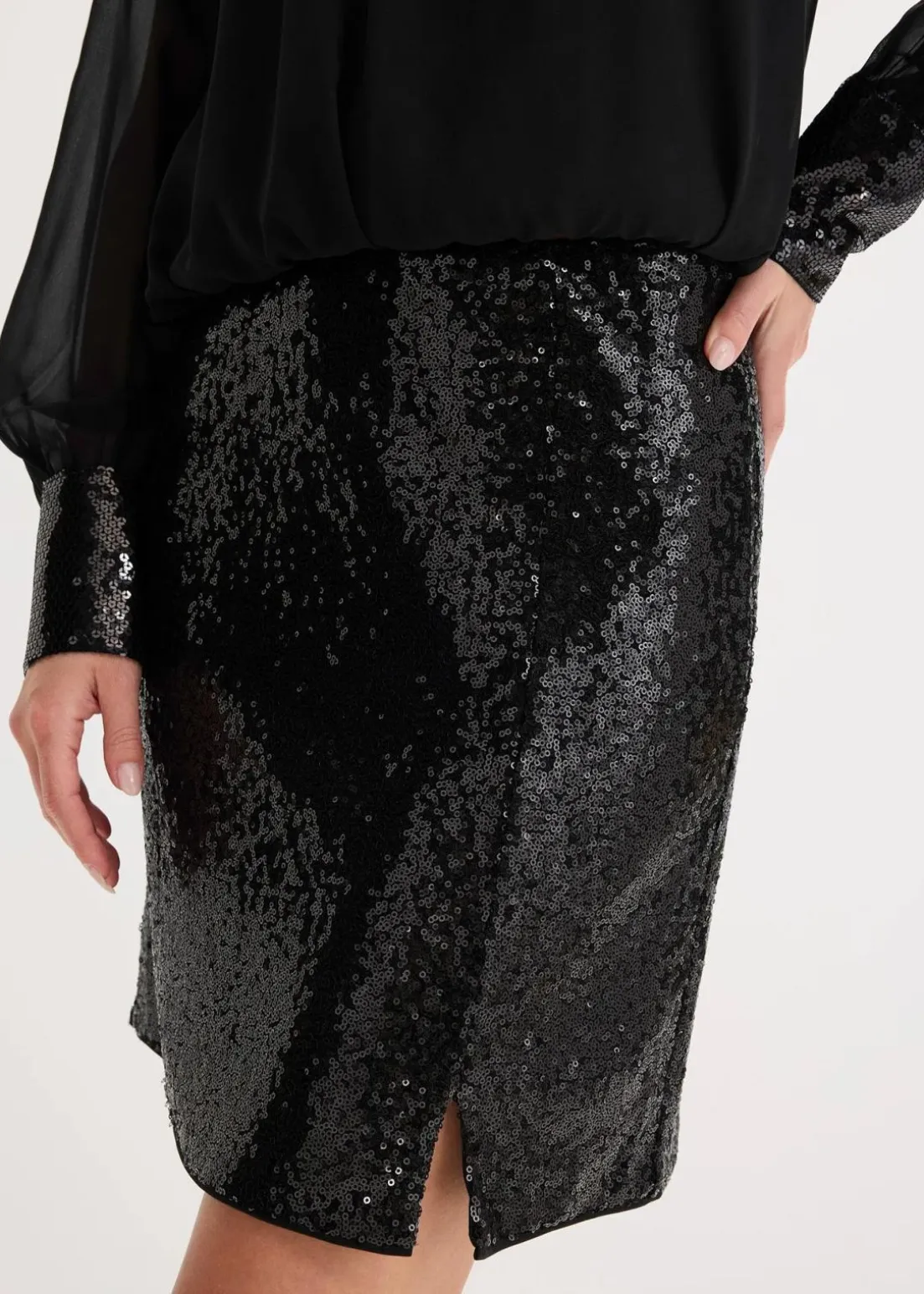 Minirock mit Pailletten