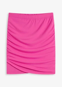 Minirock mit Raffungen