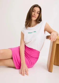 Minirock mit Raffungen