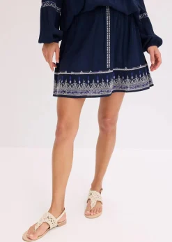 Minirock mit Stickerei