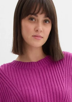 Mini-Strickkleid aus softem Viskose-Mix