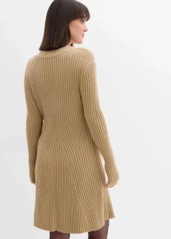 Mini-Strickkleid aus softem Viskose-Mix