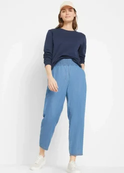 Mom-Jeans High Waist, Bio-Baumwolle