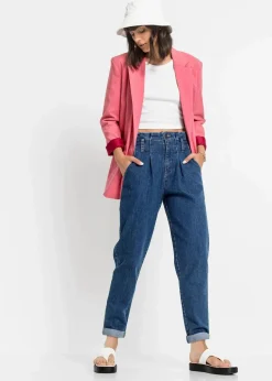 Mom-Jeans, High Waist, Stretch