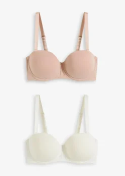Multiway BH mit Bügel mit Bio-Baumwolle (2er Pack)