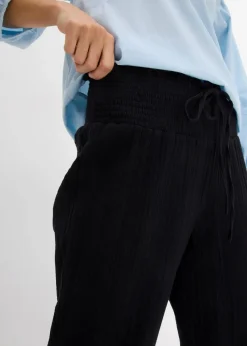 Musselin Hose mit Smockbund