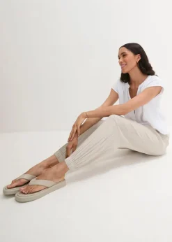 Musselin Hose mit Smockbund