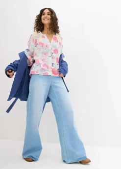 Musselin-Bluse aus reiner Baumwolle