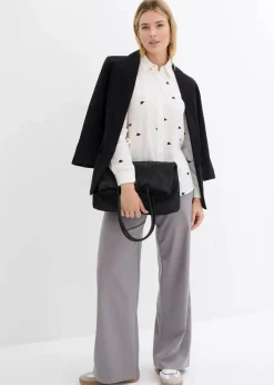 Musselin-Bluse mit Herzen