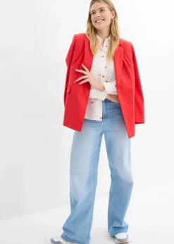 Musselin-Bluse mit Herzen