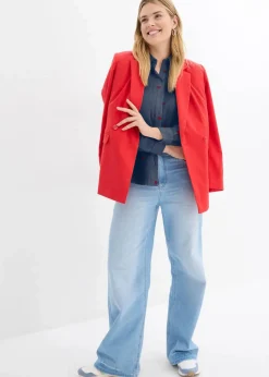 Musselin-Bluse mit Herzen