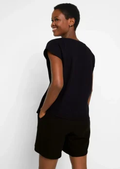 Musselin-Blusentop aus reiner Baumwolle