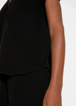 Musselin-Blusentop aus reiner Baumwolle