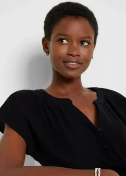 Musselin-Blusentop aus reiner Baumwolle