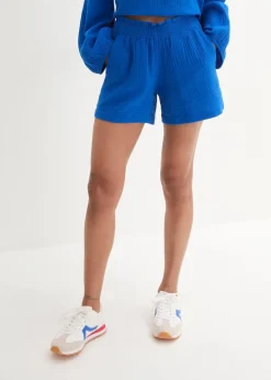 Musselin-Shorts aus reiner Baumwolle