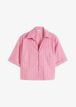 Nadelstreifen Hemdbluse