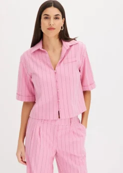 Nadelstreifen Hemdbluse