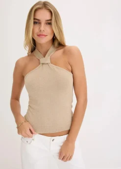 Neckholder Top mit softer Viskose