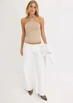 Neckholder Top mit softer Viskose