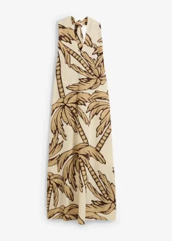 Neckholder-Kleid in A-Linie