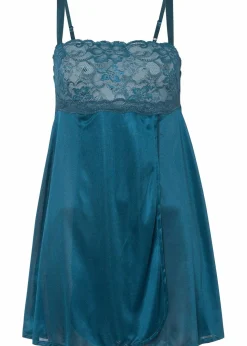 Negligé mit Glanzeffekt
