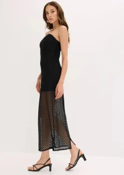 Off-Shoulder-Kleid mit Spitze