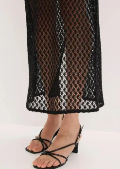 Off-Shoulder-Kleid mit Spitze