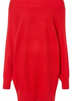 Off-Shoulder-Pullover aus Viskose-Mix