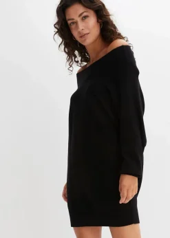 Off-Shoulder-Pullover aus Viskose-Mix