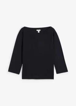 Off-Shoulder-Shirt aus softem Modal-Mix