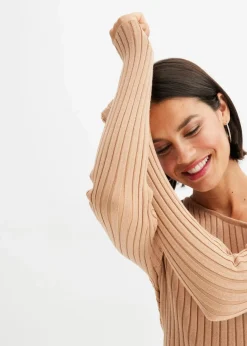 One Shoulder Rib-shirt