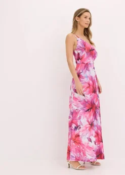 One-Shoulder-Kleid aus strukturiertem Crepe
