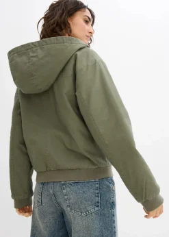 Outdoorjacke aus reiner Baumwolle