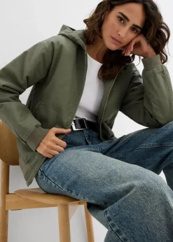 Outdoorjacke aus reiner Baumwolle