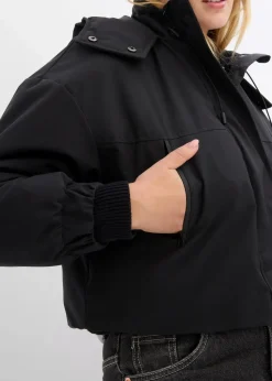 Outdoorjacke, verkürzt, wasserabweisend